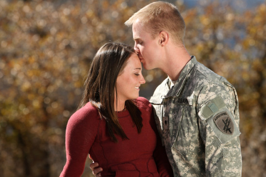 Young-military-couple